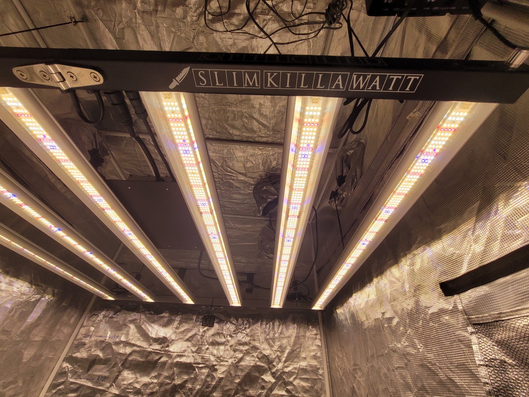 NEW!!! Slim Killa Watt 500 Bloom Dimmable LED Grow Light - UV & iR - Big 420 Release