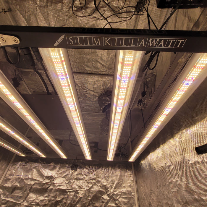 NEW!!! Slim Killa Watt 500 Bloom Dimmable LED Grow Light - UV & iR - Big 420 Release