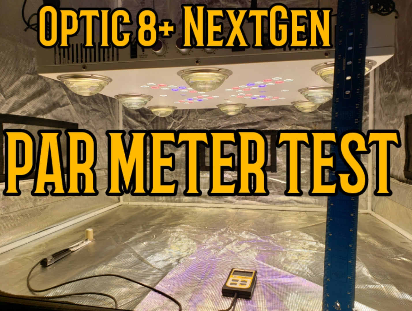 New! Optic 8+ NextGen PAR Meter Data & PPFD Charts.
