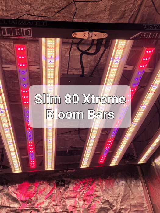 Slim 80 Xtreme Bloom Bars - 80 Watts Dimmable - Deep RED + UV + iR