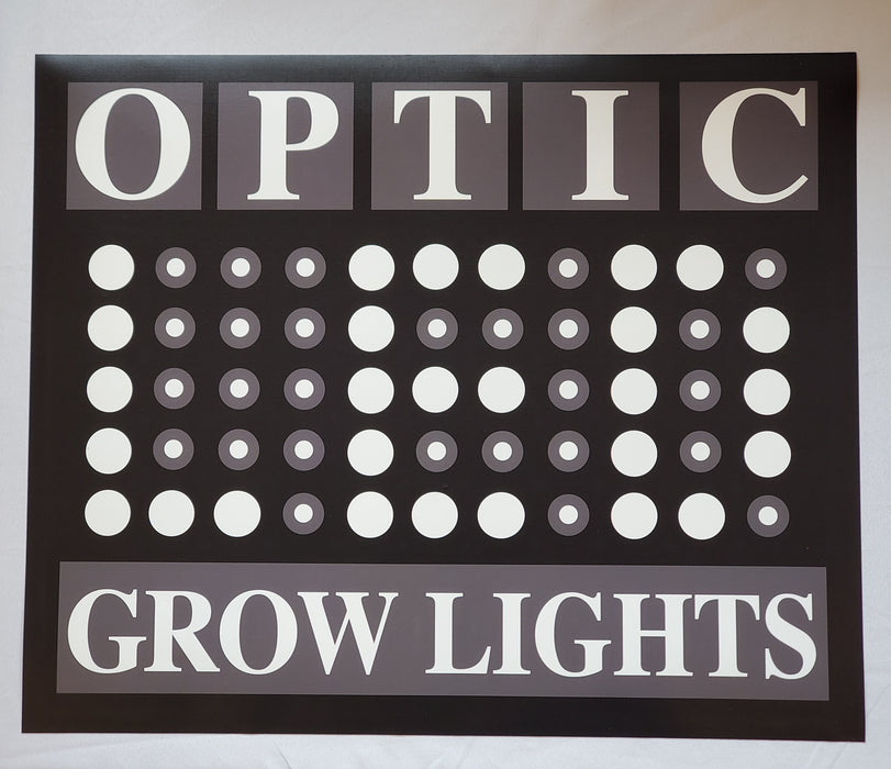 Optic LED Logo Banner - XXL - 24" Vinyl Decal Sticker