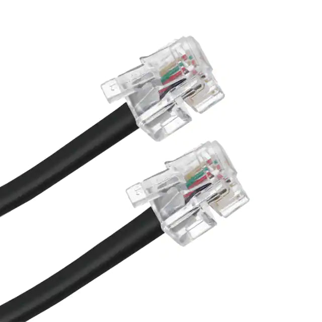 RJ-11 20 foot black connector cable (Works with TouchScreen